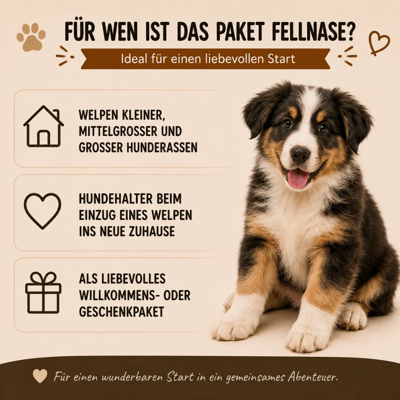 Welpen Paket "Willkommen Fellnase"