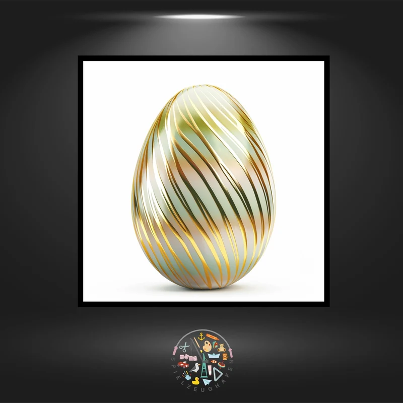Osterei 18 - Strass rund