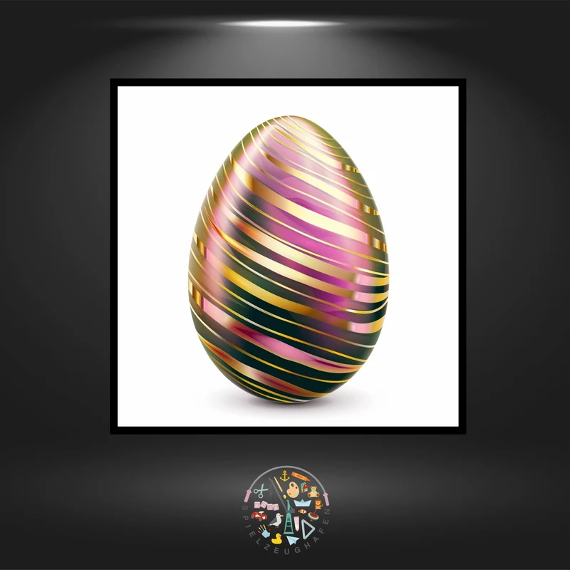 Osterei 16 - Strass rund