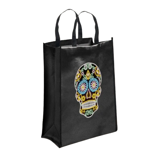 Diamond Painting Tasche 'Totenkopf' (33)