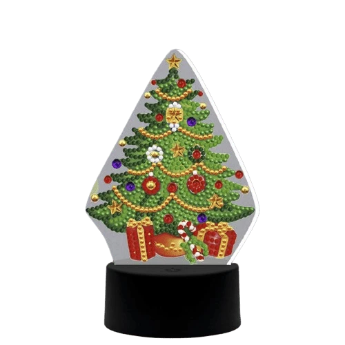 Diamond Painting LED-Lampe 'Weihnachtsbaum' (11)