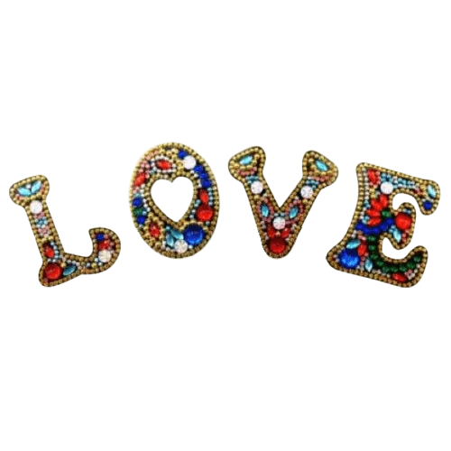 Diamond Painting Buchstaben 'Love' (17)