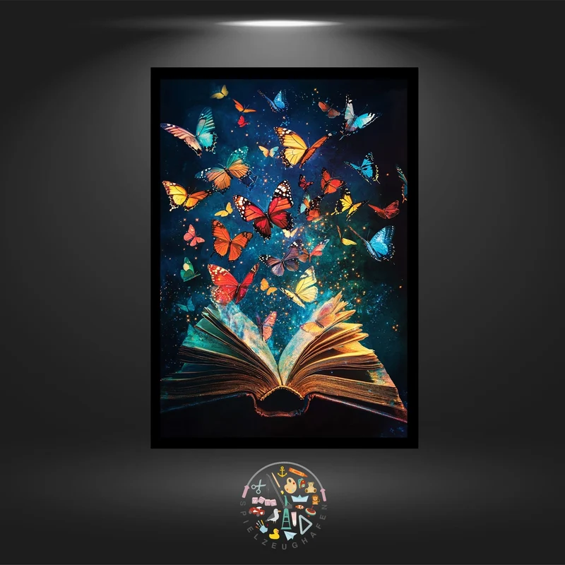 Butterfly book - Strass rund