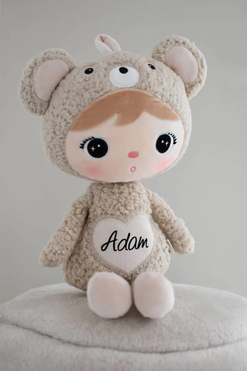 Personalisierter Metoo Teddybär in Beige, 50 cm
