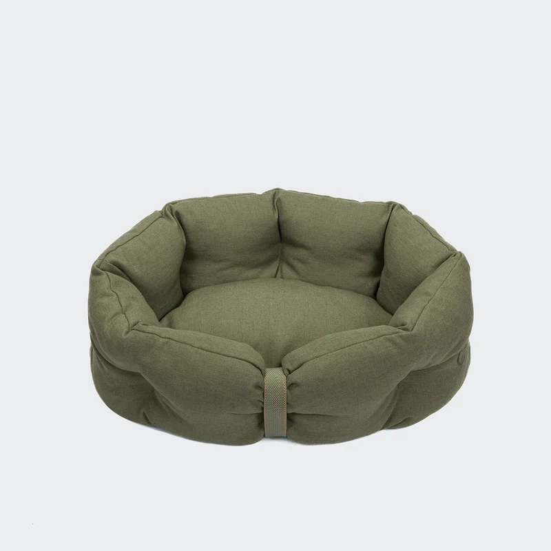 Hundebett LTTL Snoozy Linen-Mix Moss
