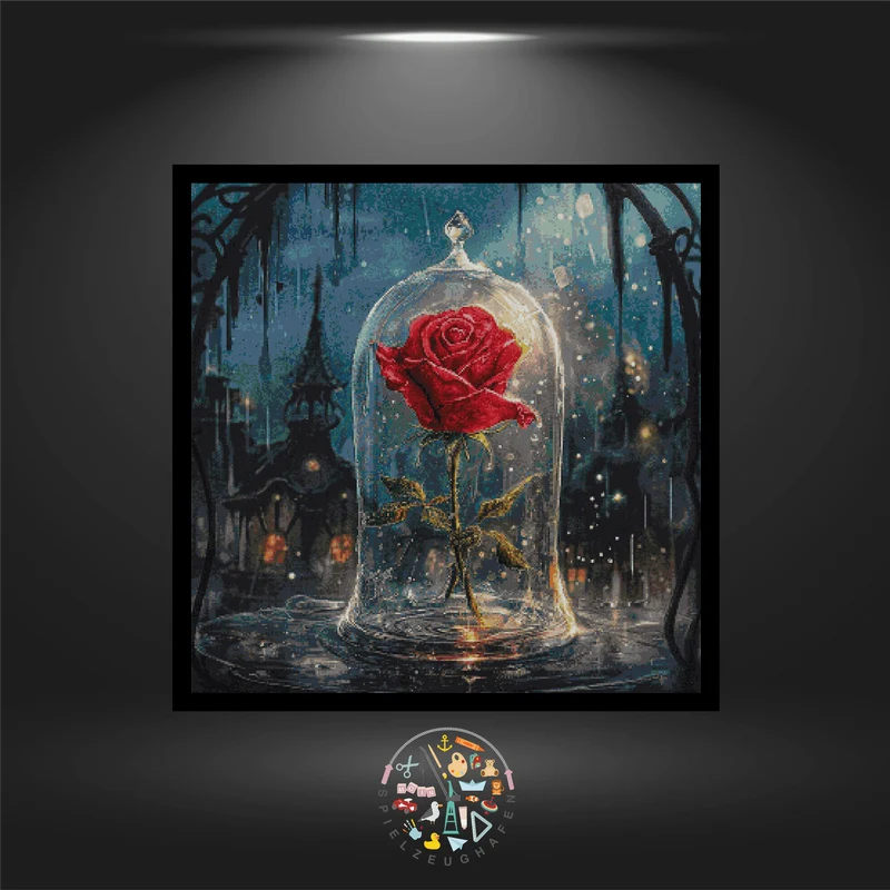 Rose True Love - Quadratisch mit AB