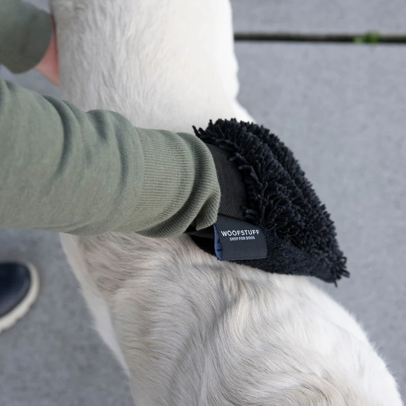 Hunde-Trockenhandschuh Quick Dry Anthrazit