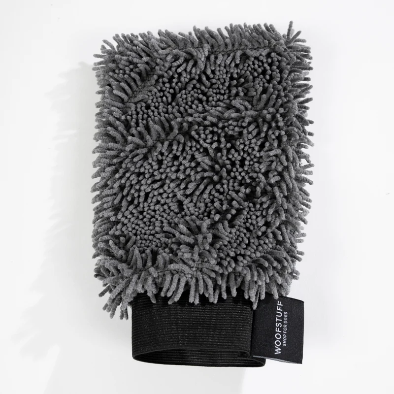 Hunde-Trockenhandschuh Quick Dry Graphit