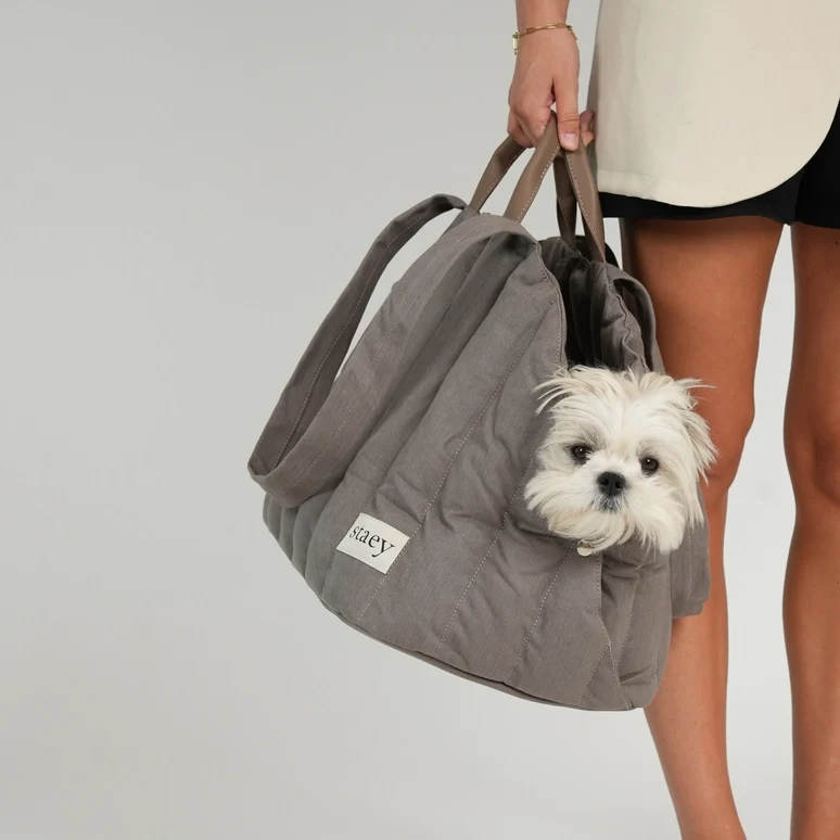 Hundetragetasche Elva Taupe