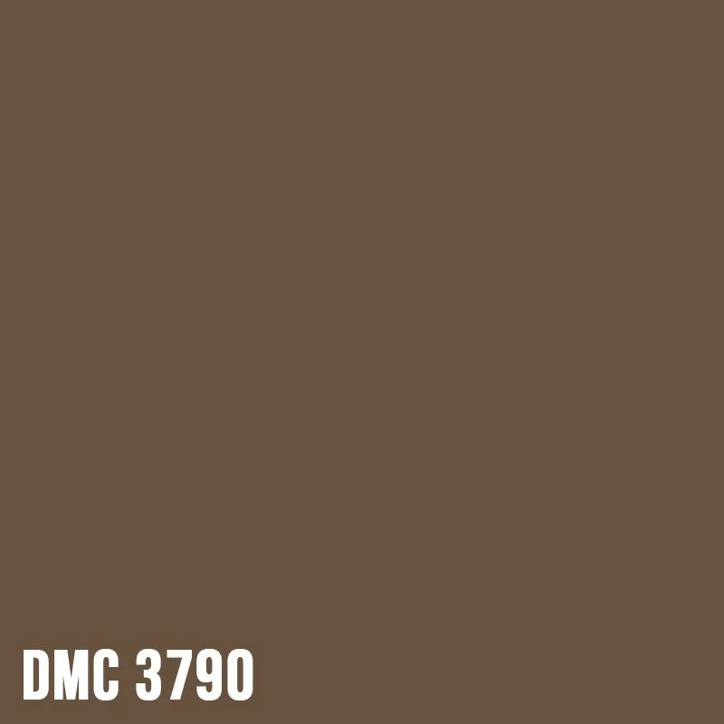 DMC 3790 – Beige Grey - Ultra Dark – Strass rund Diamond Painting Steine 2,8mm