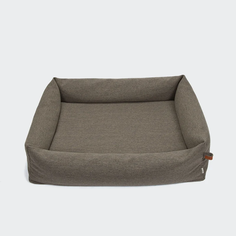 Hundebett Sleepy Linen-Mix Taupe Mélange