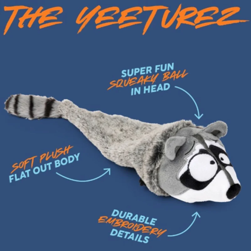 Hundespielzeug The Yeetz - Run Along Racoon