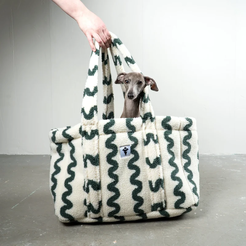 Hundetragetasche Teddy Shopper Forest Waves