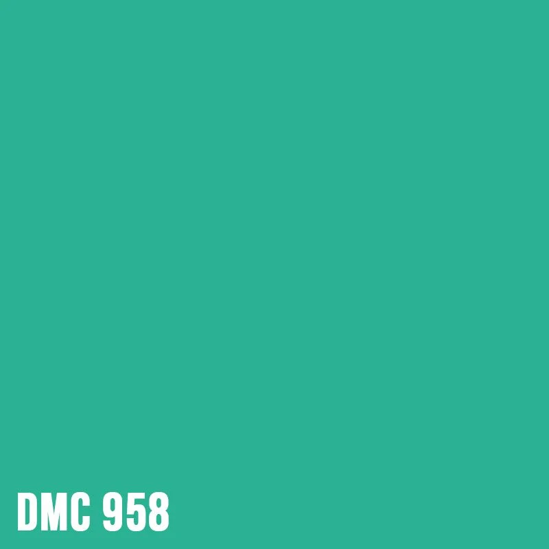 DMC 958 – Sea Green Dark – Strass rund Diamond Painting Steine 2,8mm