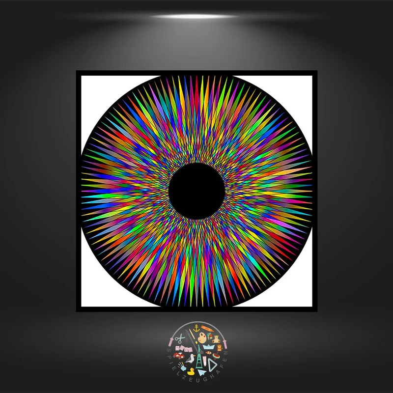 Mandala 'Crazy Iris' - Strass