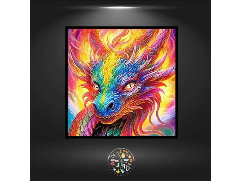 Drache 'Selma' - Strass rund