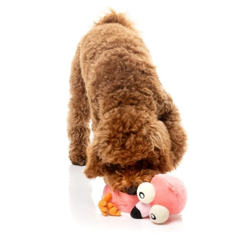 Hundespielzeug Neck Minnit - Neckole The Flamingo