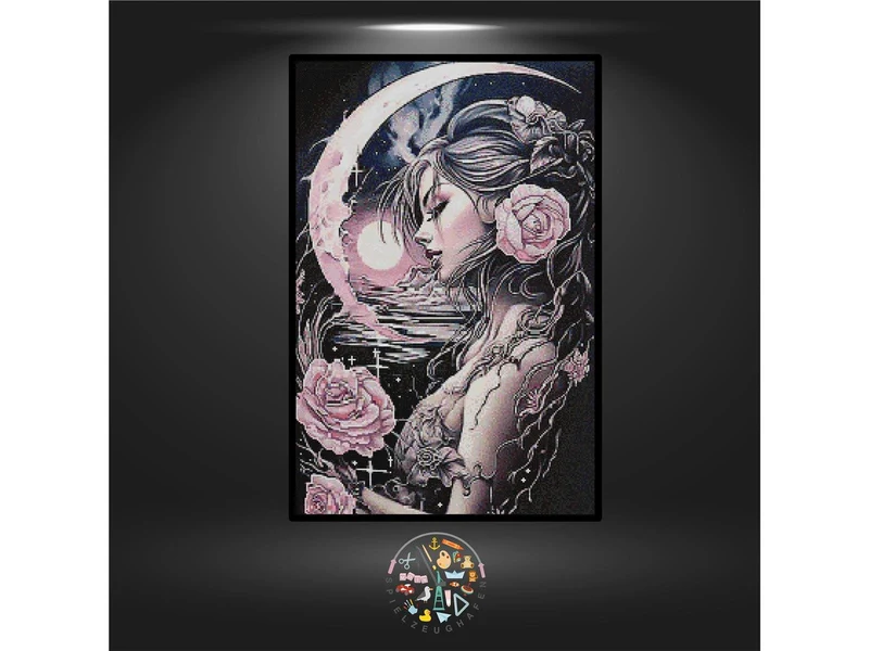 Lady of roses - Quadratisch mit AB