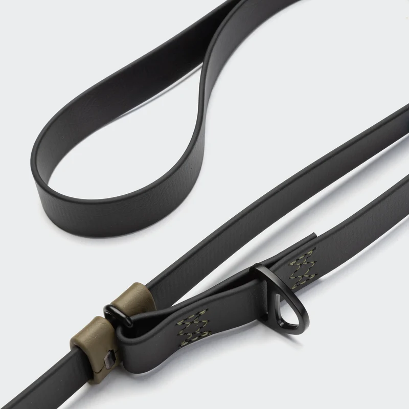Freihandleine BioThane Ipanema Black-Olive