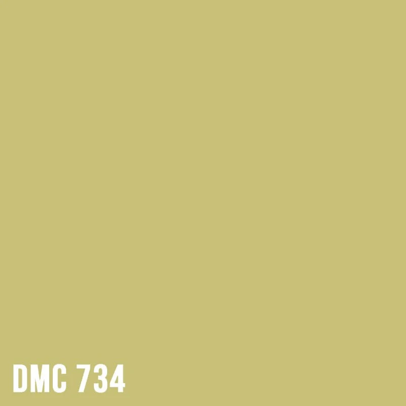 DMC 734 – Olive Green - LT – Strass rund Diamond Painting Steine 2,8mm