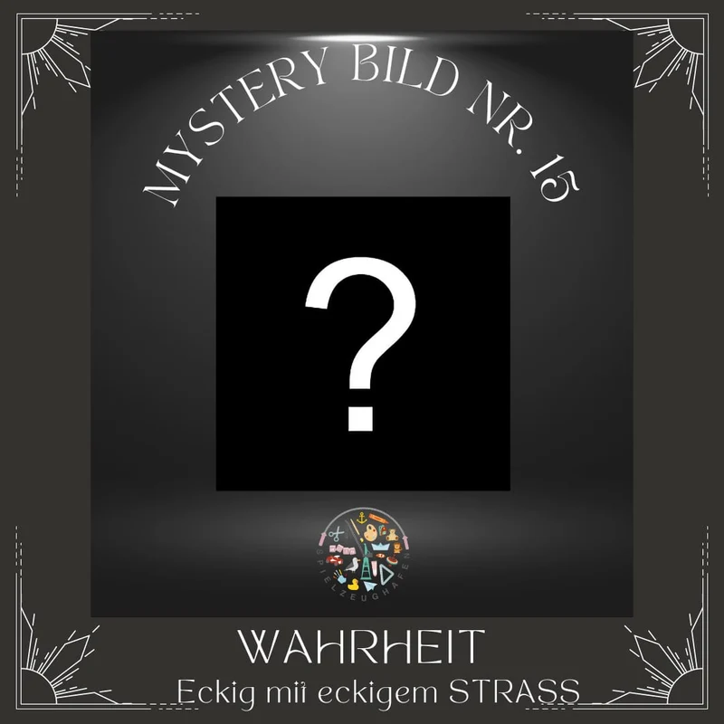 Mystery 15 - Quadratisch mit eckig Strass