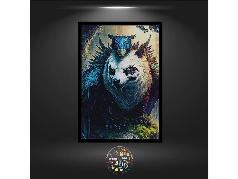 Pandagreif - Quadratisch