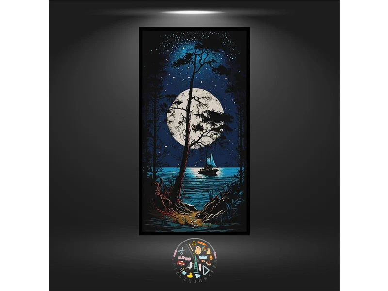 Sail into the moon - Quadratisch