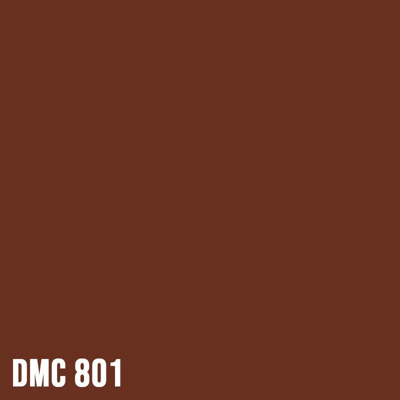 DMC 801 – Coffee Brown - Dark – Strass rund Diamond Painting Steine 2,8mm