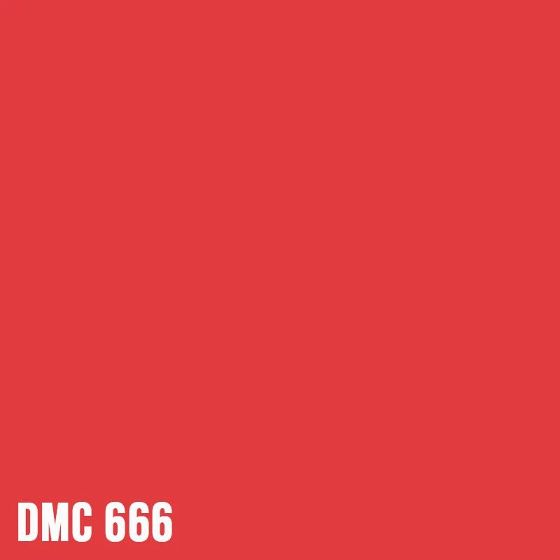 DMC 666 – Christmas Red - Bright – Strass rund Diamond Painting Steine 2,8mm