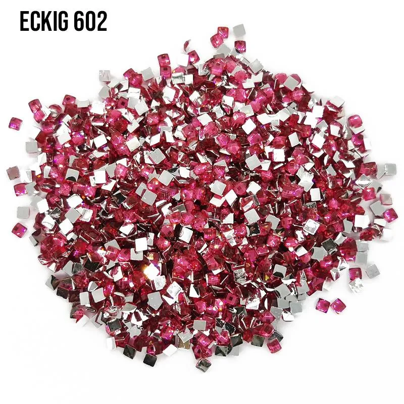 DMC 602 Cranberry Medium - eckig Strass Diamond Painting Steine 2,5mm