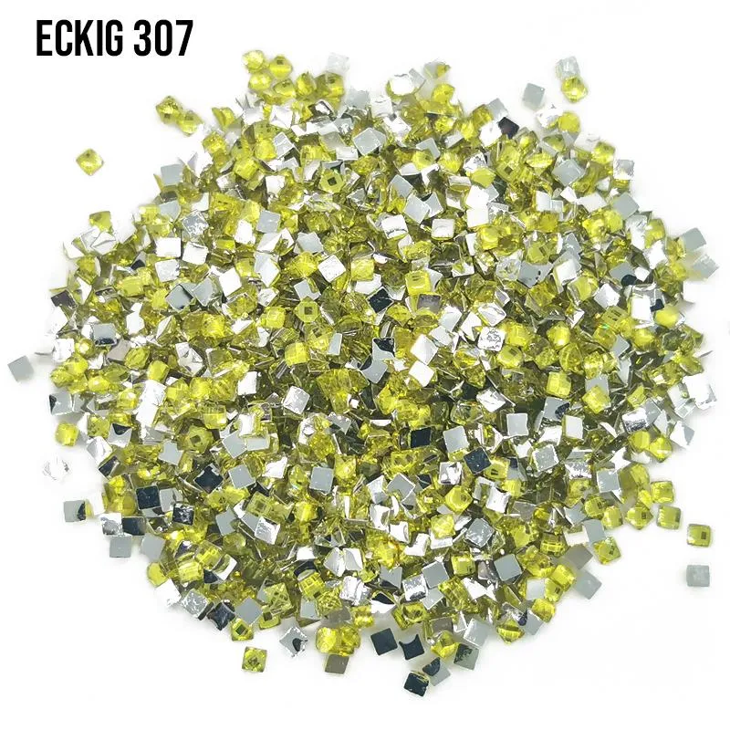 DMC 307 Lemon - eckig Strass Diamond Painting Steine 2,5mm