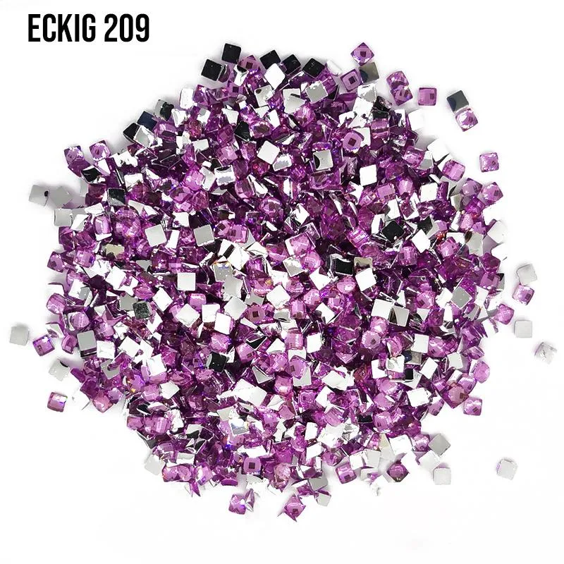 DMC 209 Lavender Dark - eckig Strass Diamond Painting Steine 2,5mm