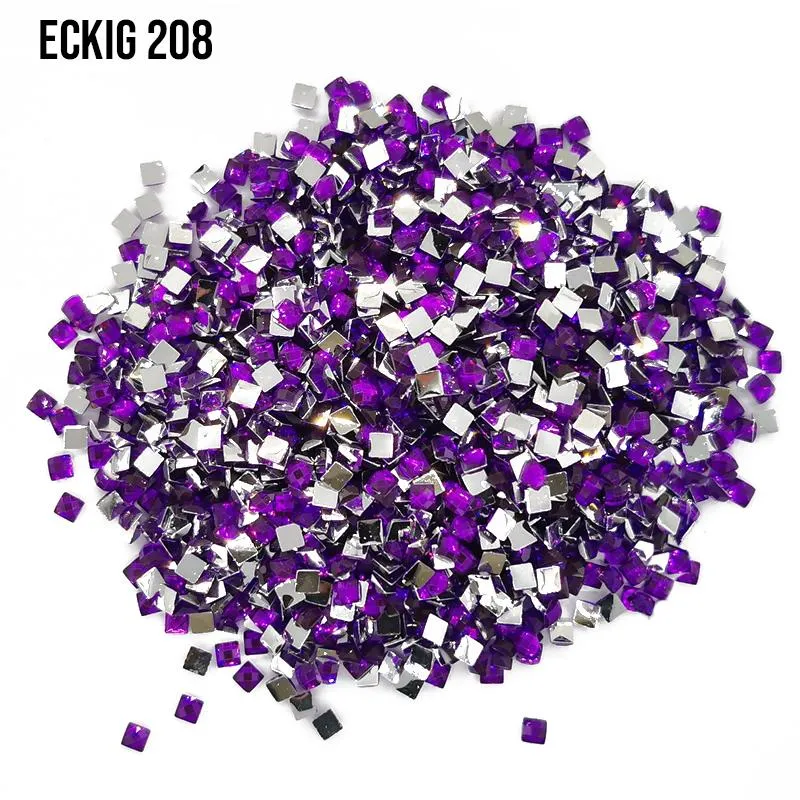 DMC 208 Lavender Very Dark - eckig Strass Diamond Painting Steine 2,5mm