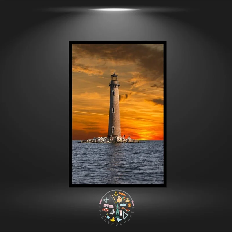 Sand island lighthouse - Quadratisch