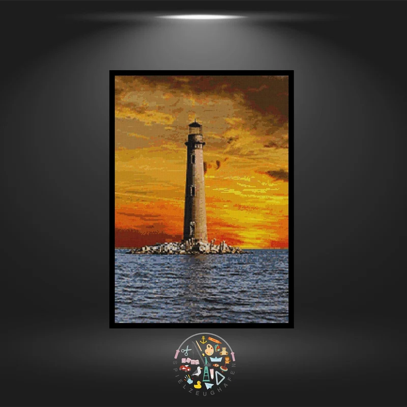 Sand island lighthouse - Quadratisch
