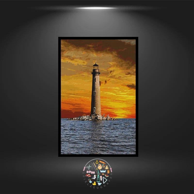 Sand island lighthouse - Quadratisch