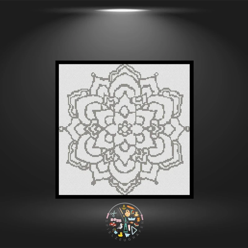 Mandala 19 - Strass (OHNE STEINE)