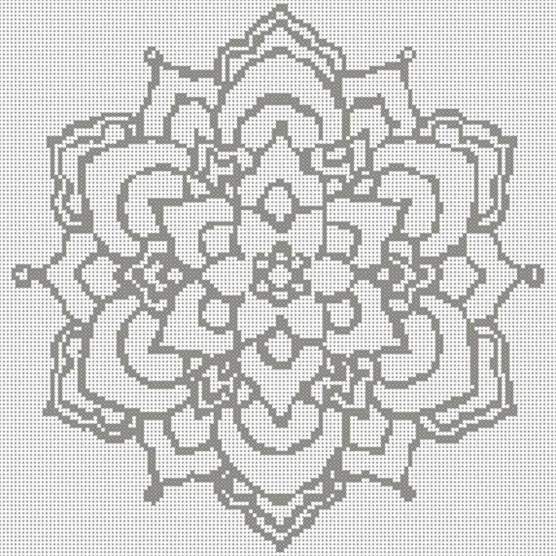 Mandala 19 - Strass (OHNE STEINE)