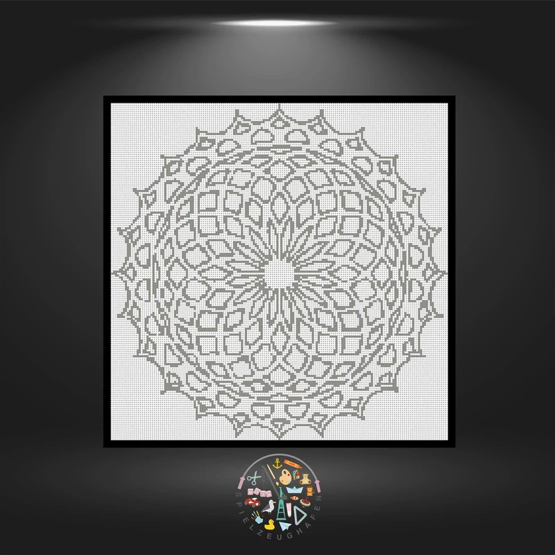 Mandala 18 - Strass (OHNE STEINE)