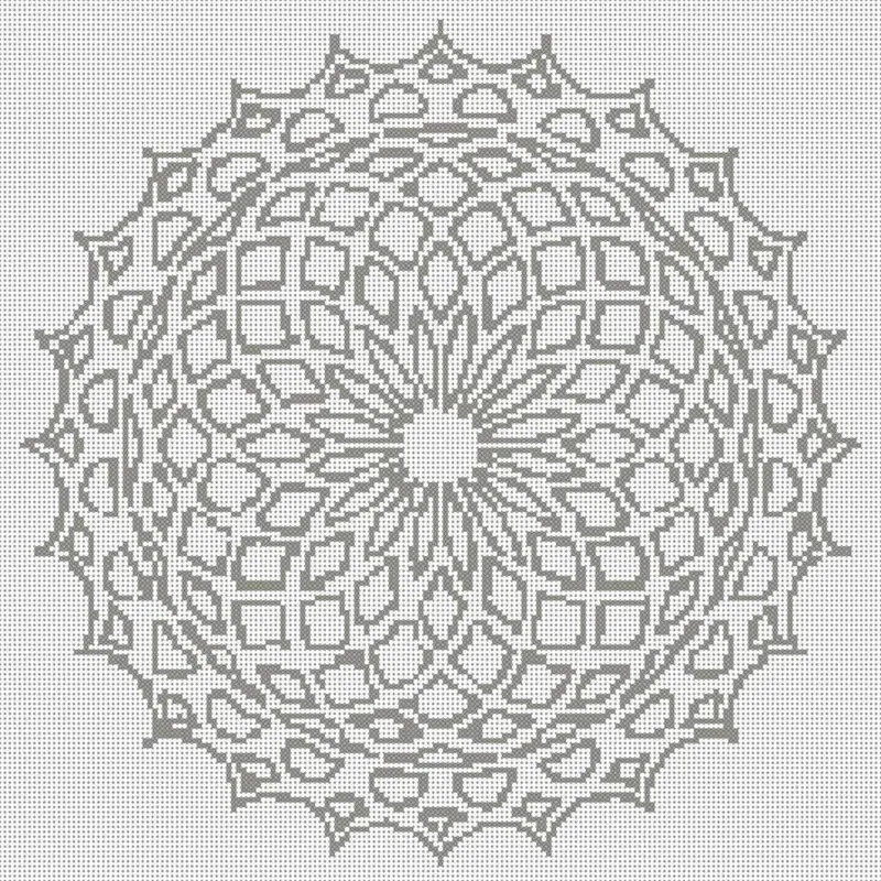 Mandala 18 - Strass (OHNE STEINE)