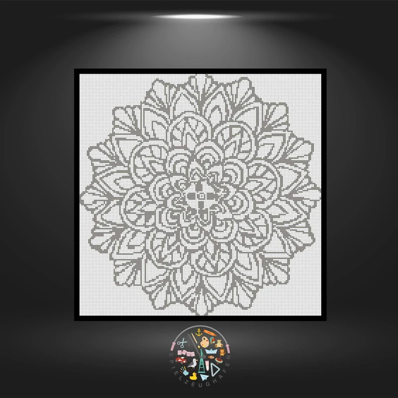 Mandala 17 - Strass (OHNE STEINE)