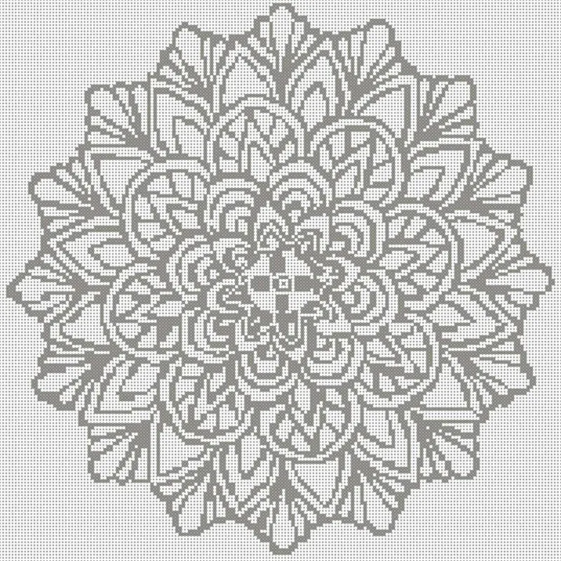 Mandala 17 - Strass (OHNE STEINE)