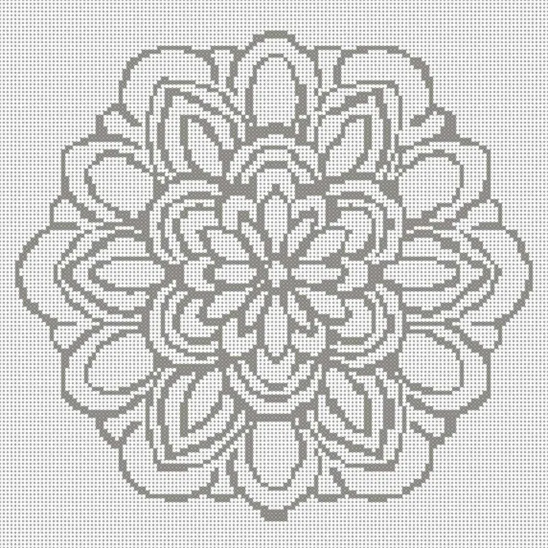 Mandala 16 - Strass (OHNE STEINE)