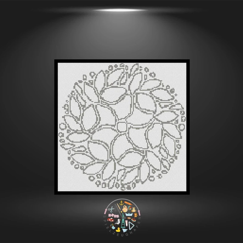 Mandala 14 - Strass (OHNE STEINE)