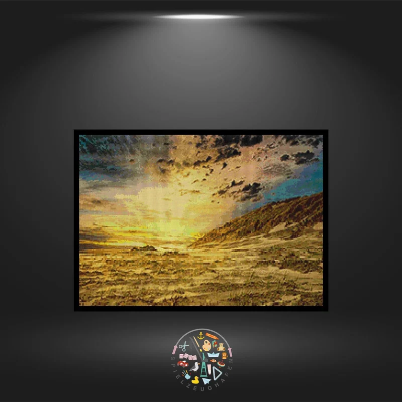 Sand sunrise - Quadratisch