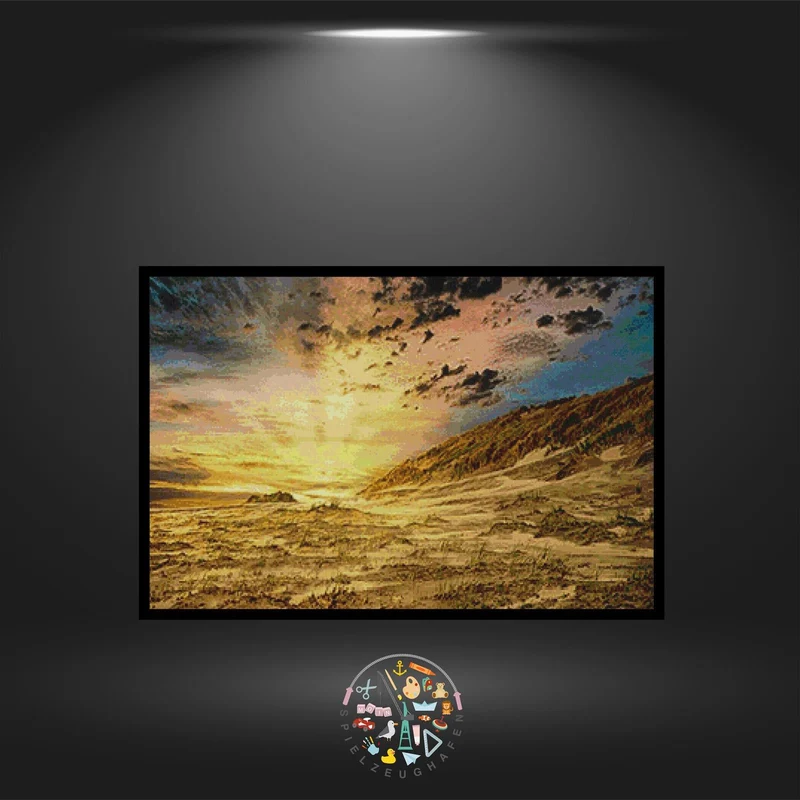 Sand sunrise - Quadratisch