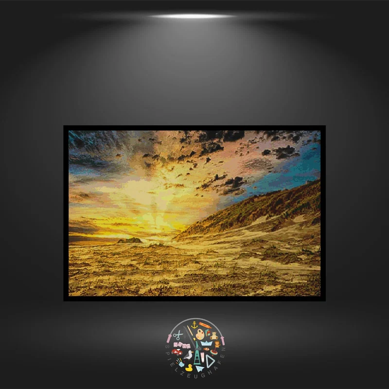 Sand sunrise - Quadratisch