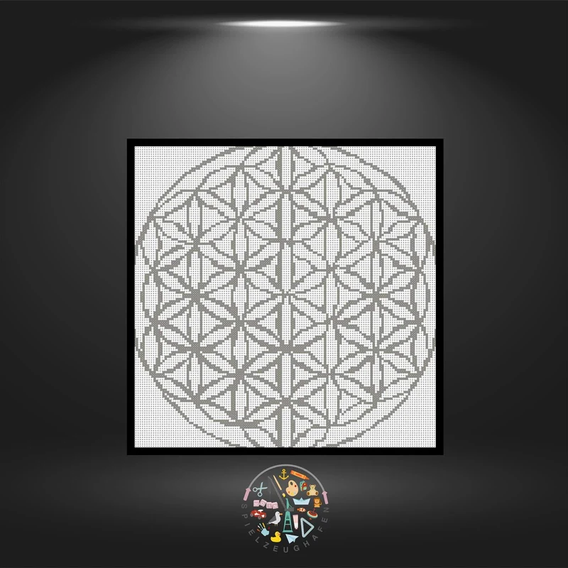 Mandala 9 - Strass (OHNE STEINE)