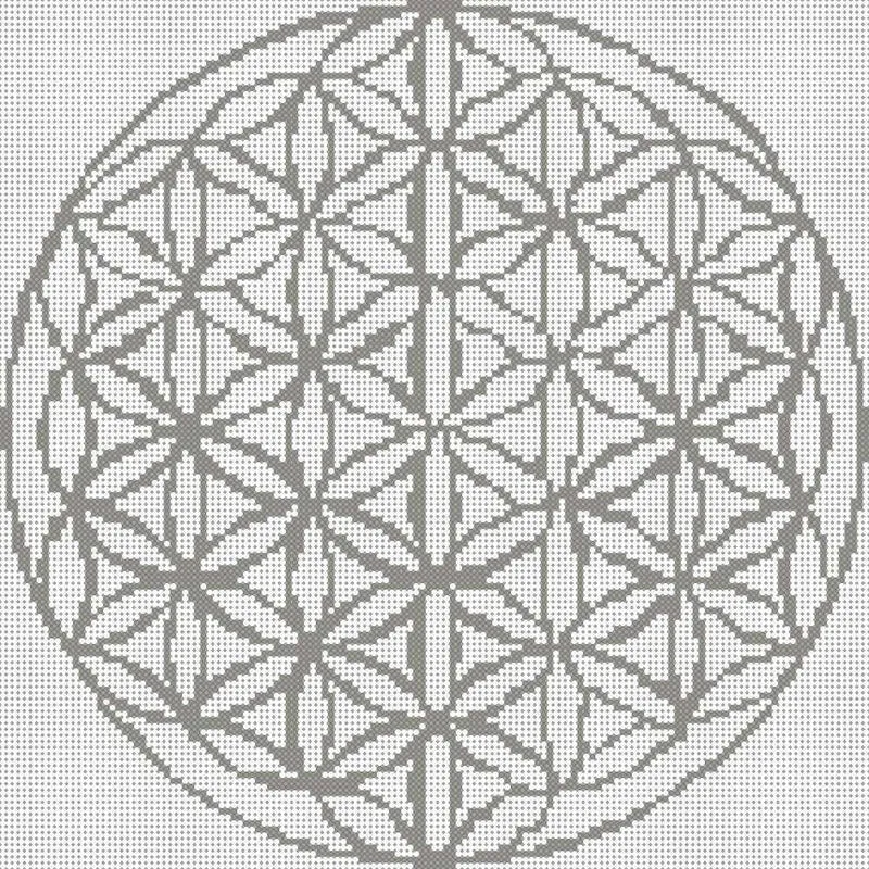 Mandala 9 - Strass (OHNE STEINE)