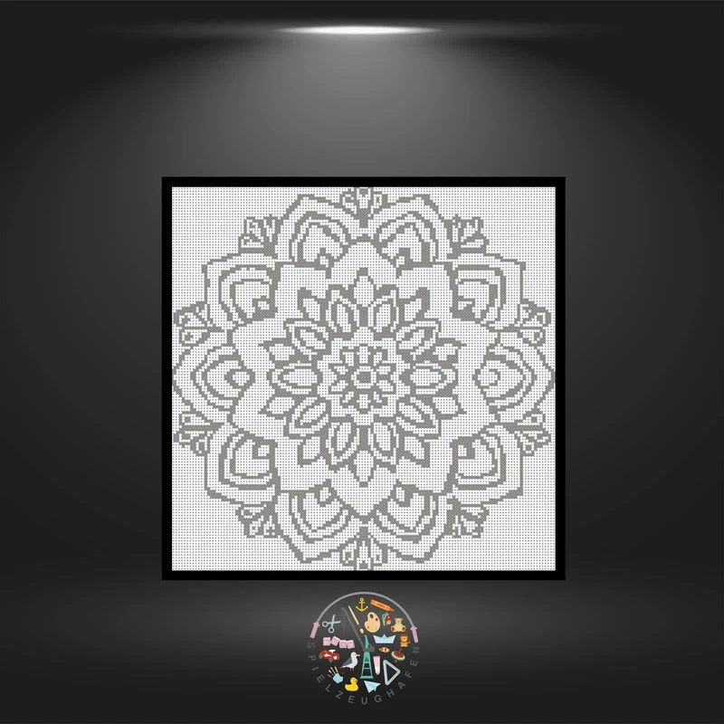 Mandala 7 - Strass (OHNE STEINE)